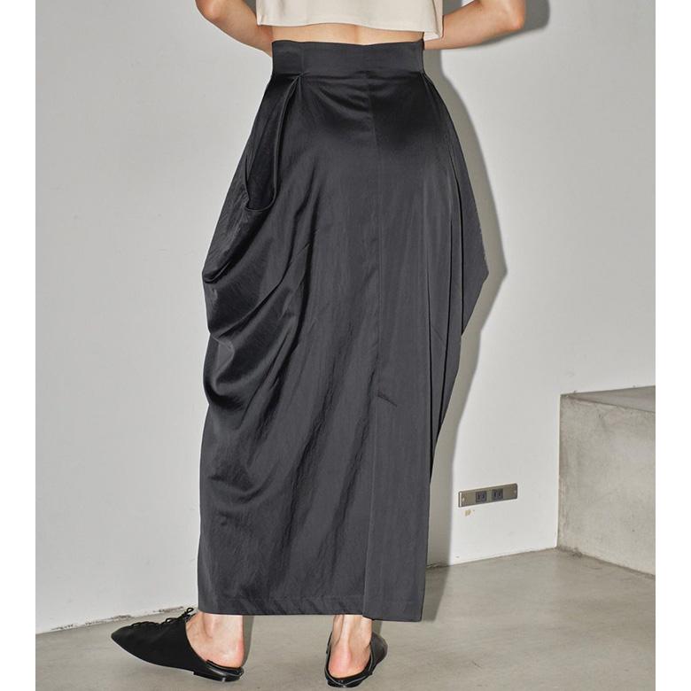 TODAYFUL トゥデイフル 予約 2024年6月中旬頃入荷予定 Satin Drape Skirt サテン ドレープ スカート 12410803 (全2色) 2024SS 送料無料 クーポン使用不可｜apakabar-style｜07