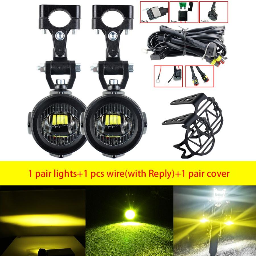 LEDフォグランプ バイク用 オートバイ 作業灯 スポット 前照灯 補助照明  bmw r1200gs f800gs f700gs f650 k1600｜apakore｜13