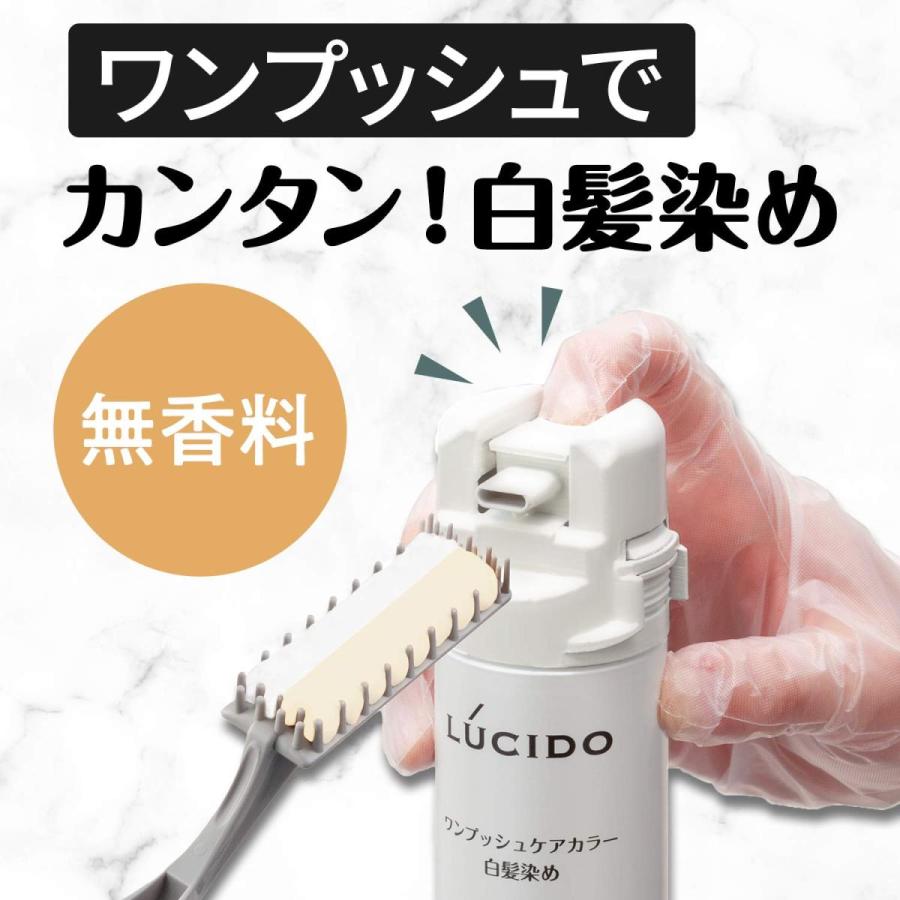 Lucido ルシード ワンプッシュケアカラー メンズ 白髪染め 無香料 グレイッシュブラック 1個 あぱらぎ屋 通販 Yahoo ショッピング