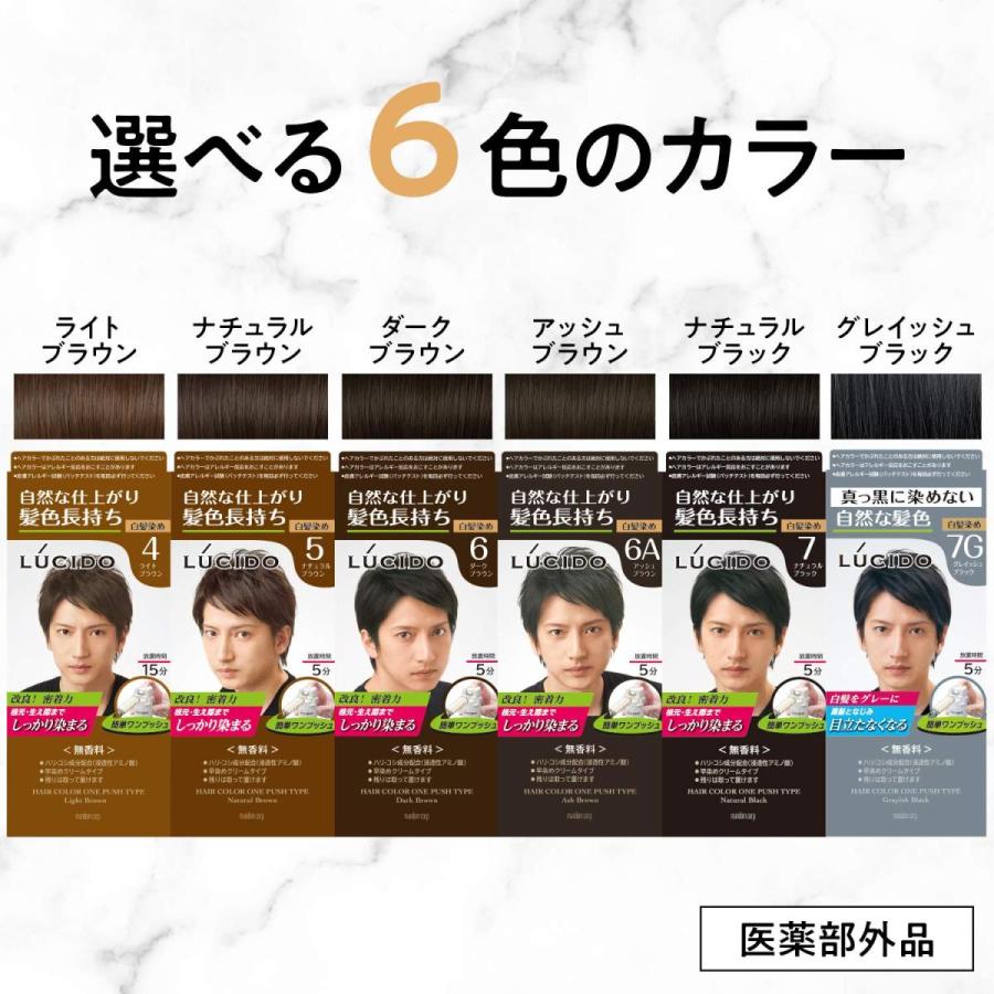 Lucido ルシード ワンプッシュケアカラー メンズ 白髪染め 無香料 グレイッシュブラック 1個 あぱらぎ屋 通販 Yahoo ショッピング