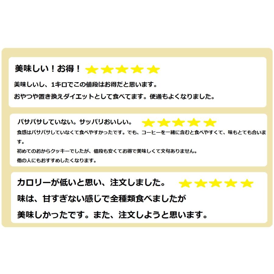 おからクッキー 訳あり 大量 4kg 個包装 ソフト 置き換え ダイエット食品 ダイエットクッキー やわらか 詰め合わせ｜aparagiya｜08