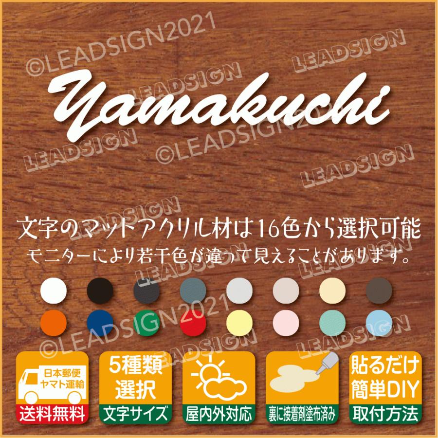 表札 手作り Yamakuchi 熱い販売