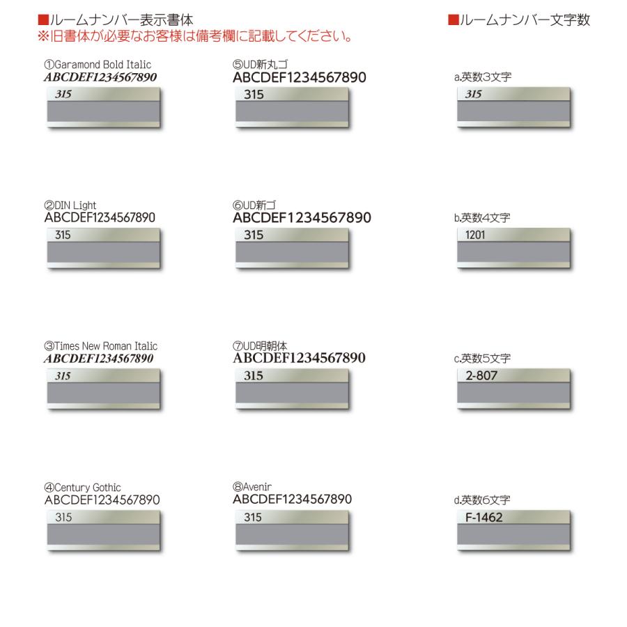 マンション,表札,プレート,ksn20as-h6,番号,6文字(6桁)切り文字,シール,付,ルームナンバー,ネームプレート,ドアプレート,部屋番号,札,表示,玄関用,扉｜apartment-doorplate｜03