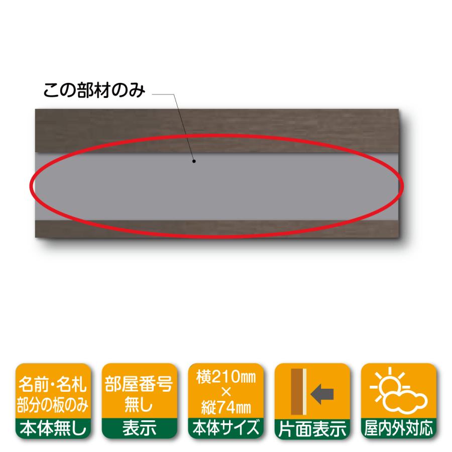 Nasta キョーワナスタ Ks Nab専用 差込式用名前 名札部分 Pet透明 グレープレート１セットのみ 室名札 アパート表札 集合住宅用表札 マンション表札 Ls Ks Nab Pet マンション表札専門店 リードサイン 通販 Yahoo ショッピング