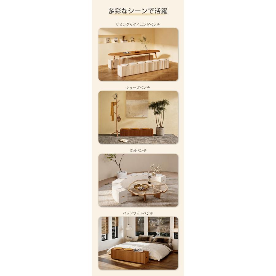 HomeMIYN】価格13500円〜 ロングスツール 伸縮自在 クラフト紙 軽量