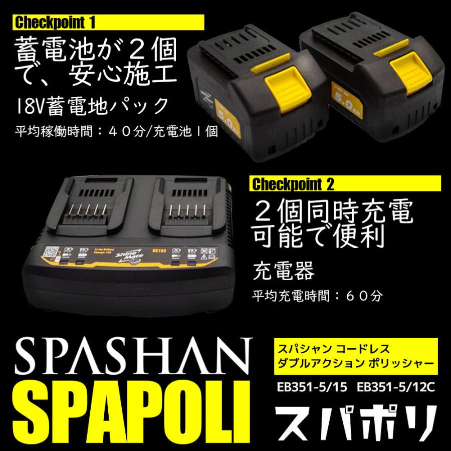 SPASHAN（スパシャン） 2023 ポリッシャー スパポリ spapoli