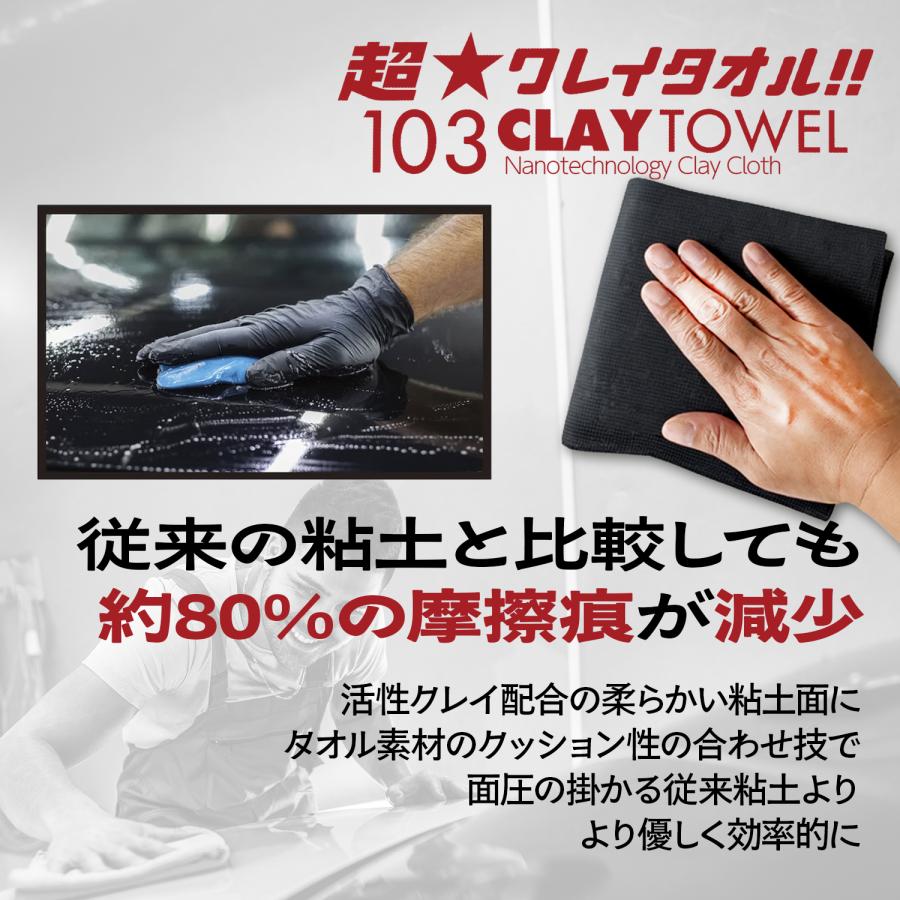SPASHAN（スパシャン） 103 超 クレイタオル カーボン Dr.ケアコレ