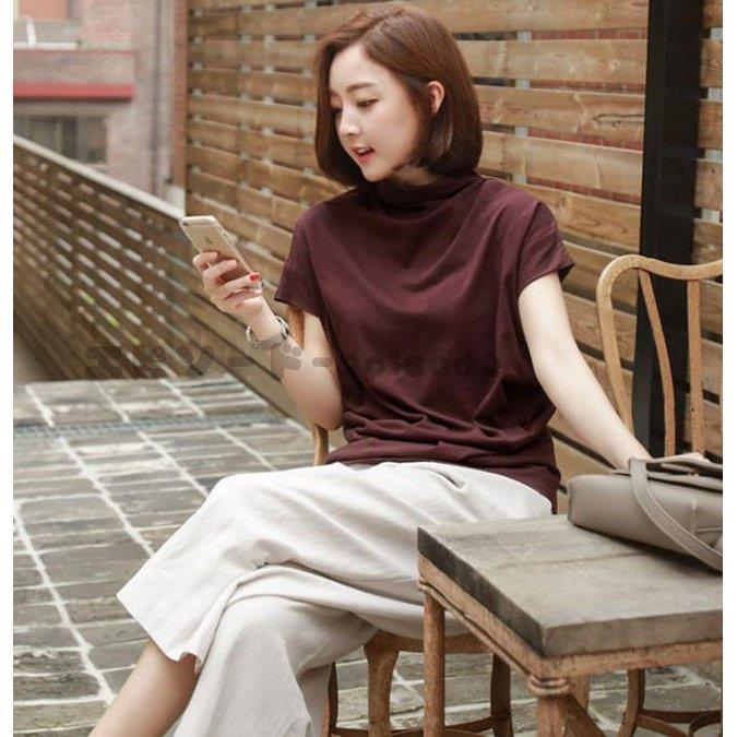 新作通販-Tシャツ ブラウス• トップス 半袖 レディース 春 夏 ベーシック• ゆったり ハイネック フレンチスリーブ きれいめ 定番 コットン 大セール 色 ワイン サイズ XL Tシャツ ブラウス トップス 半袖 レディース 春 夏 ベーシック ゆったり ハイネック フレンチスリーブ きれいめ 定番 100%コットン 大セール