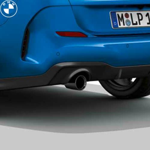 BMW BMW純正 テールパイプ トリム (ブラック・クローム