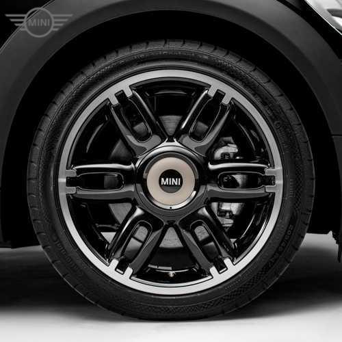 MINI ブラックアロイホイール 17インチ 4個セット MINI MINI純正 アロイ・ホイール ツイン・スポーク R128