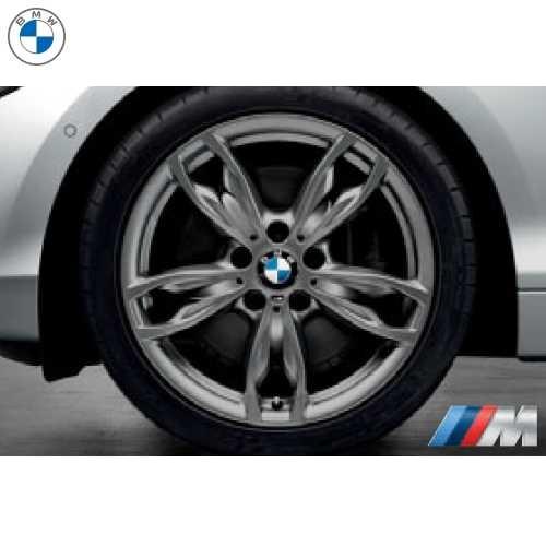 BMW純正 アロイ・ホイール  M ライト・アロイ・ホイール・ダブルスポーク・スタイリング436M(フェリック・グレー)(8.0Jx18 ET:52)(F20/F22/F23)｜apdirect