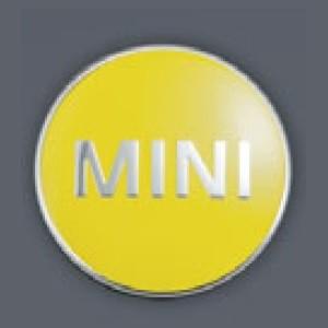 MINI純正 カラード・センター・キャップ（ブライト・イエロー）(4個セット)(F54/F55/F56/F57/F60)