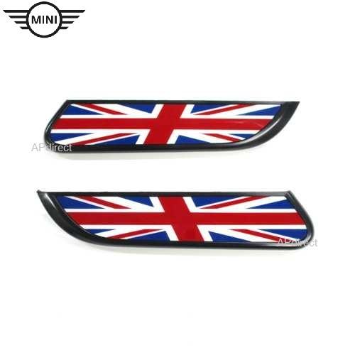 MINI純正 スモール サイド スカットル トリム左右セット(UNION JACK)（F55/F56/F57）(LCI2)｜apdirect