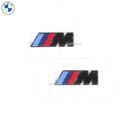 BMW純正 "M" エンブレム (ブラック) (２個入り) (G42/G20/G21/G22/G23/G26/G05/G06/G07) | BMW | 01