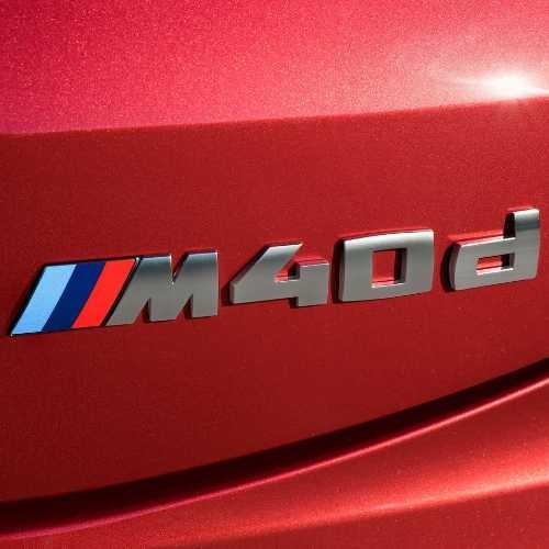 BMW純正 \"M40d\" エンブレム(G01/G02)