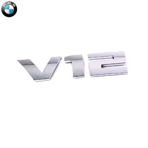 BMW純正 "V12" エンブレム(クロームメッキ)(Cピラー)(G11/G12)｜apdirect
