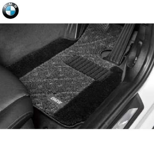 BMW純正　フロア・マット・セット　&quot;サキソニー・ロイヤル&quot;(グレー・アンド・ブラック)（フロント＆リア）（右ハンドル車用）(F34)