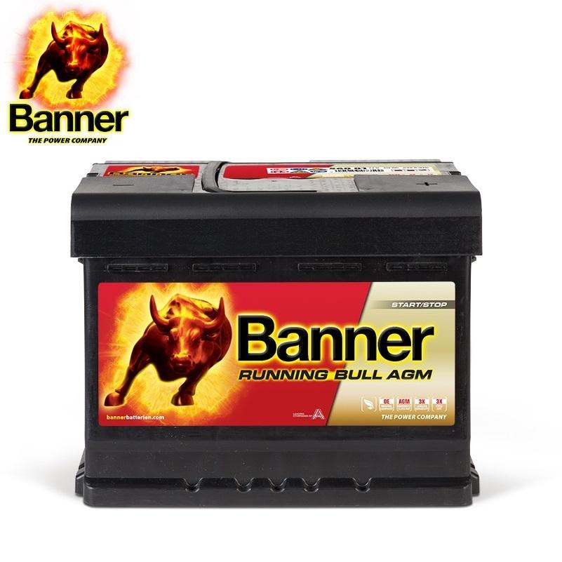 Banner バナー Running Bull 欧州車用AGMバッテリー AGM-560-01  60A LN2AGM 560-901-068 ヨーロッパカーメーカー純正採用 BMW VW Audi MINI Porsche | 