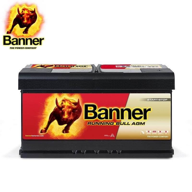 Banner バナー Running Bull 欧州車用AGMバッテリー AGM-592-01 92A