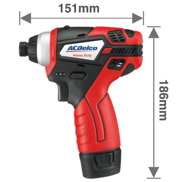 ACDELCO コンパクト 電動インパクトドライバー 充電式 コードレス 