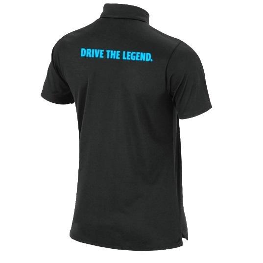 BILSTEIN ビルシュタイン オリジナル PUMA（プーマ）製 DRIVE THE LEGEND ロゴ スクエアドライニット ボタンダウン ポロシャツ 半袖　ブラック | PUMA | 01