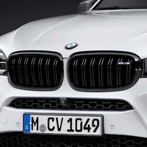 【高い素材】 BMW純正 M Performance ブラック・キドニー・グリル（F85 X5M）