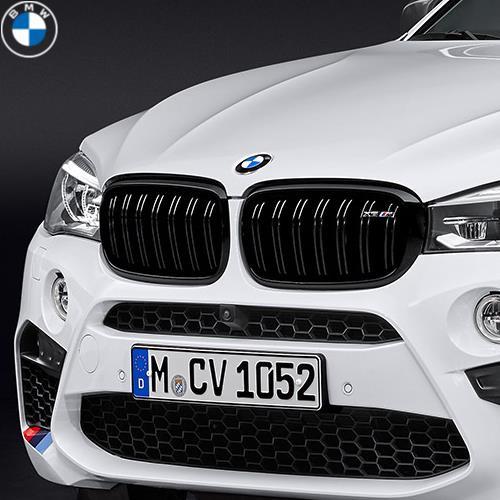 純国産 BMW純正 M Performance ブラック・キドニー・グリル（F86 X6M）