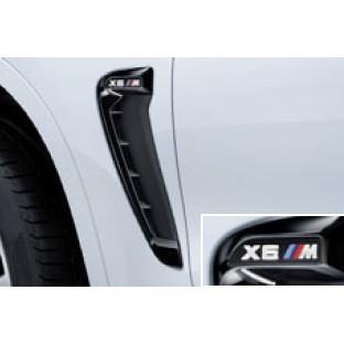 BMW BMW純正 M Performance サイド・グリル ハイグロス・ブラック(X6M 
