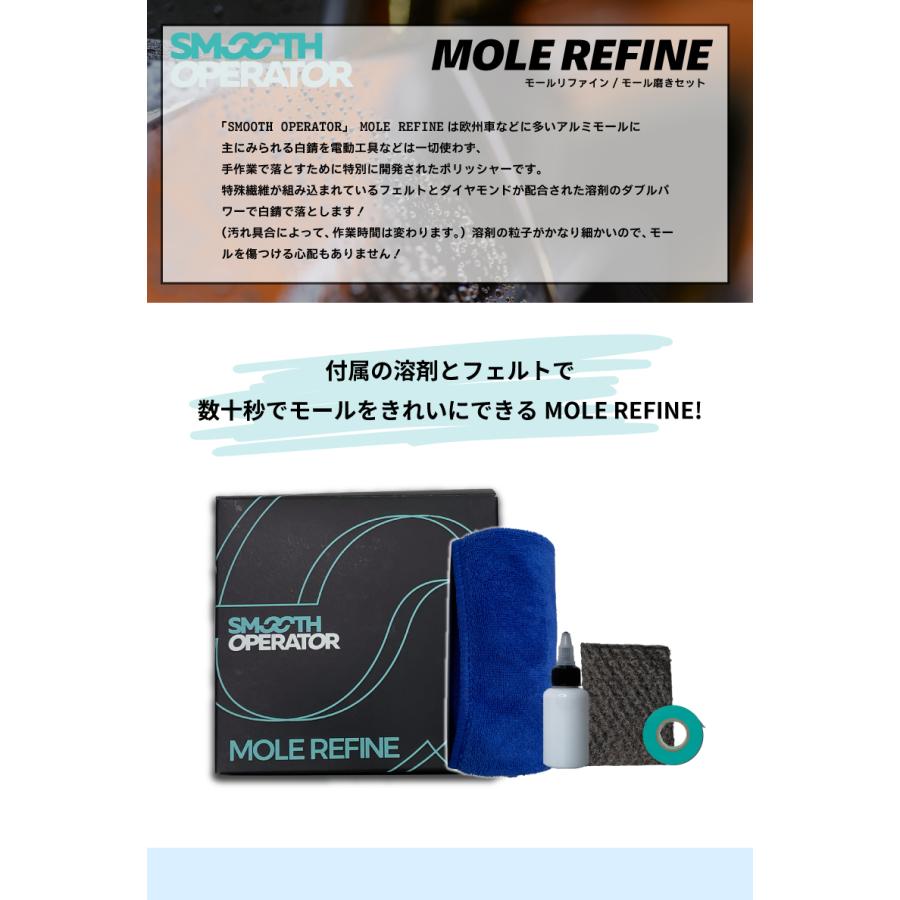 洗車用品 スムースオペレーター モールリファイン 欧州車のアルミ合金