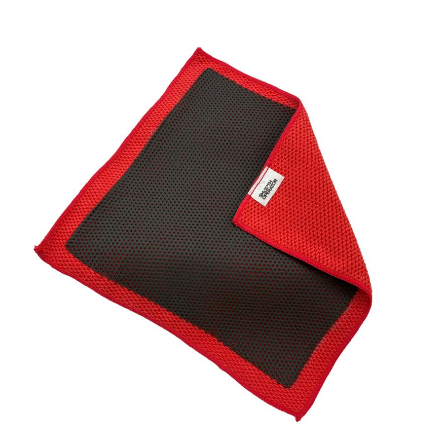 洗車用メッシュクレイタオル 車の鉄粉、虫の死骸、鳥のフンの除去に