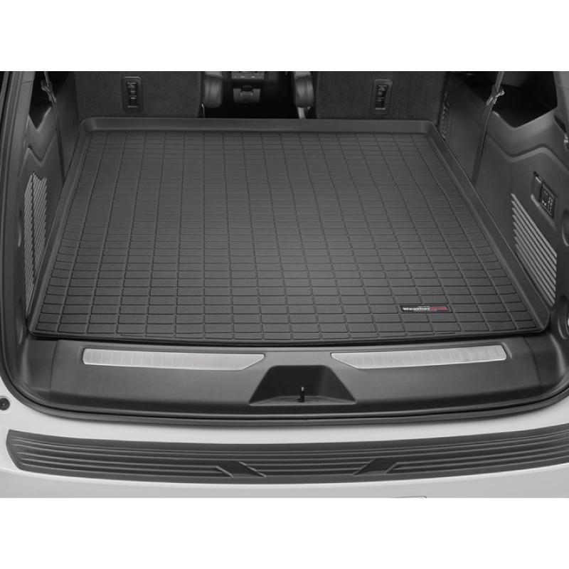 【WeatherTech正規輸入元】キャデラック エスカレードESV (2021~2023年) (2列目後ろ) カーゴライナー/ラゲッジマット(ブラック) | WeatherTech