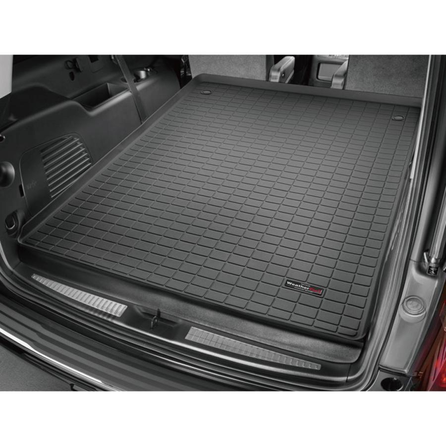 【WeatherTech正規輸入元】キャデラック エスカレードESV (2015〜2020年) カーゴライナー/ラゲッジマット 2列目後ろ用 (ブラック) | WeatherTech