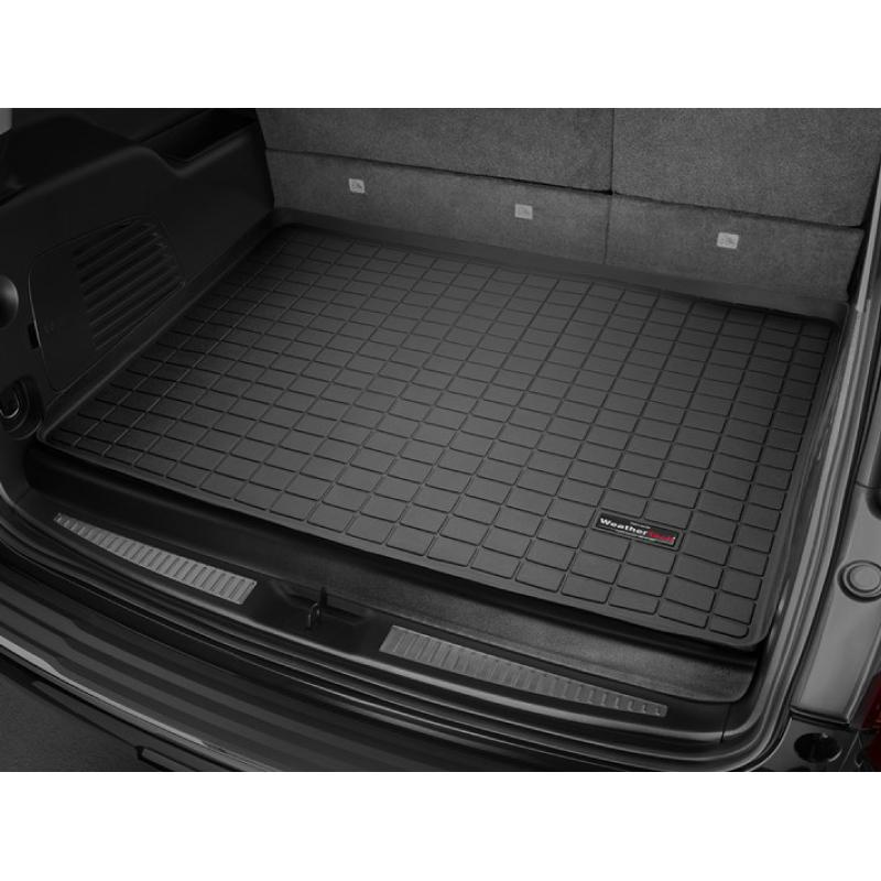 【WeatherTech正規輸入元】キャデラック エスカレードESV（2015年〜2020) カーゴライナー/ラゲッジマット (3列目後ろ用)（ブラック） | WeatherTech