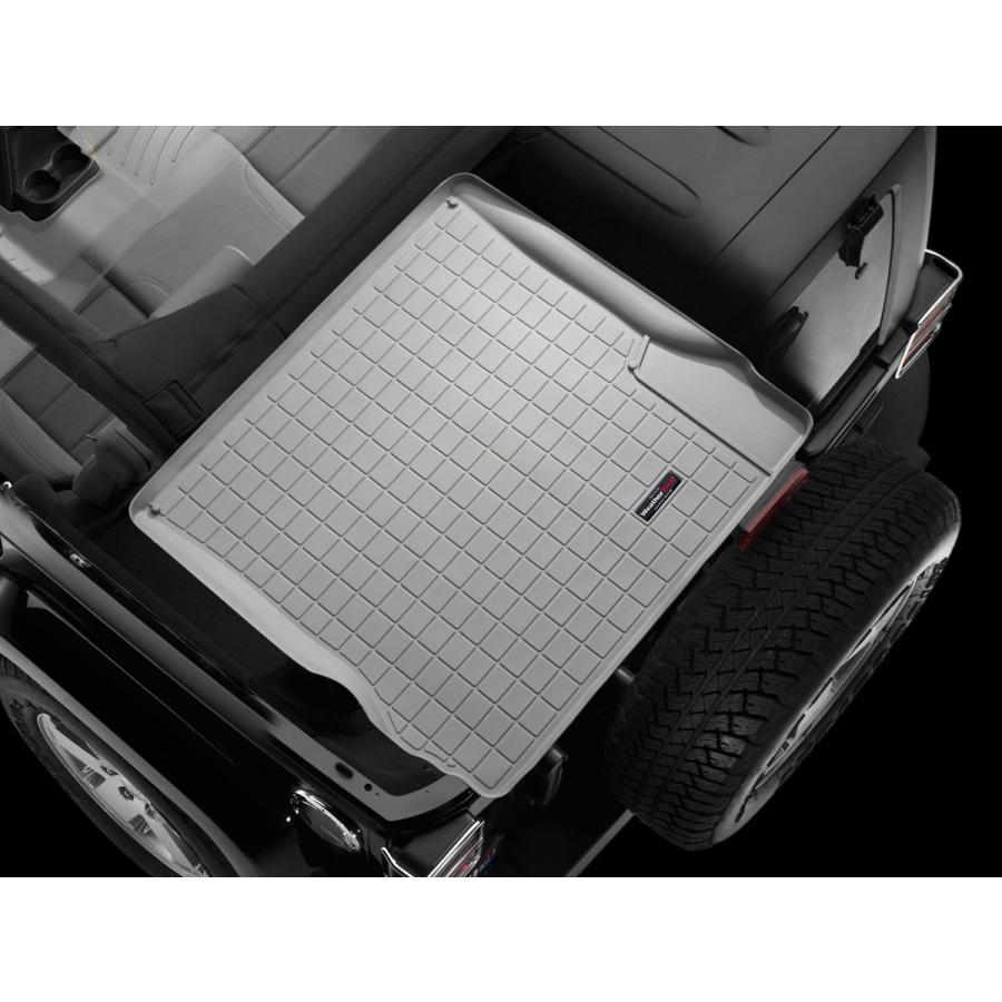 【WeatherTech正規輸入元】ジープ ラングラーアンリミテッド(2007〜2010年)カーゴライナー/ラゲッジマット(グレー) | WeatherTech