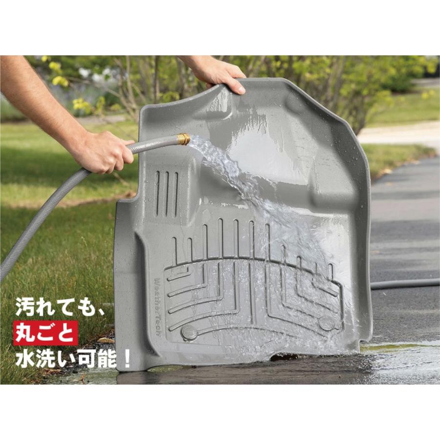 【WeatherTech正規輸入元】BMW 3シリーズ G20/G21/G26/G80（2021〜2026年）フロアライナー リア（2列目用）（ブラック） | WeatherTech | 02