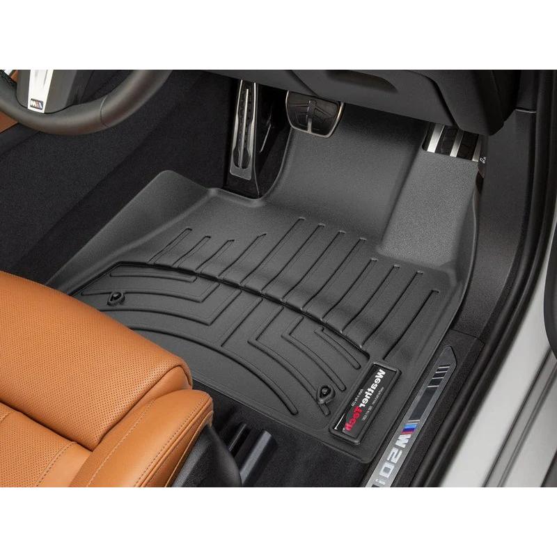 【WeatherTech正規輸入元】 BMW Xシリーズ　X5（G05）／ X7（G07）（2019-2026）  1列目用 フロアマット/フロアライナー（フロント）（ブラック） | WeatherTech | 01