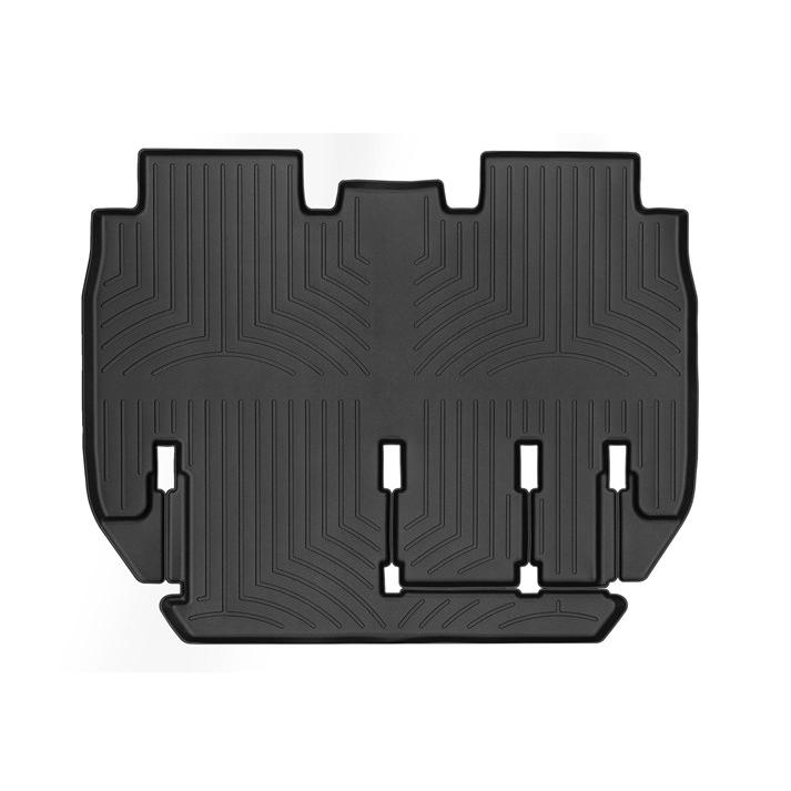 【WeatherTech正規輸入元】TESLA(テスラ) モデルX(5人乗り用)(2016〜2020年)フロアマット/フロアライナー(リア(2列目用))(ブラック) | WeatherTech