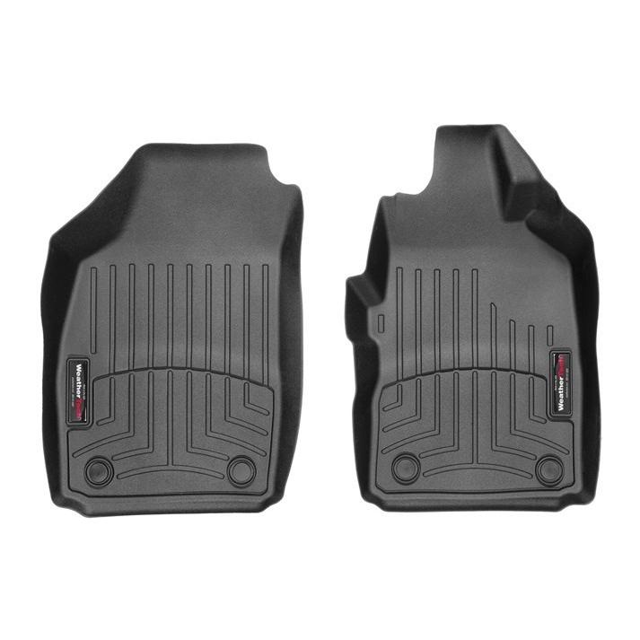 【WeatherTech正規輸入元】FIAT(フィアット) 500(2012〜2020年)(右ハンドル・MT車)フロアマット/フロアライナー(フロント)(ブラック) | WeatherTech
