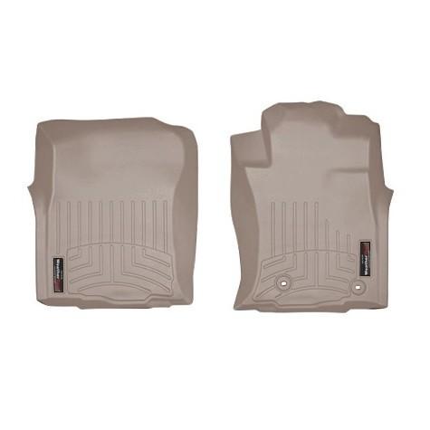 【WeatherTech正規輸入元】トヨタ ランドクルーザープラド150(2014年〜)右ハンドル車 フロアマット/フロアライナー(フロントのみ)(タン) | WeatherTech | 01