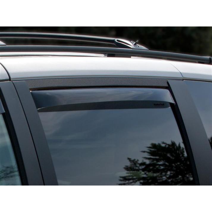 【WeatherTech正規輸入元】クライスラー タウン＆カントリー(2008〜2016年)サイドウィンドウディフレクター(フロントペア＆リアペアセット)(ダーク) | WeatherTech | 02