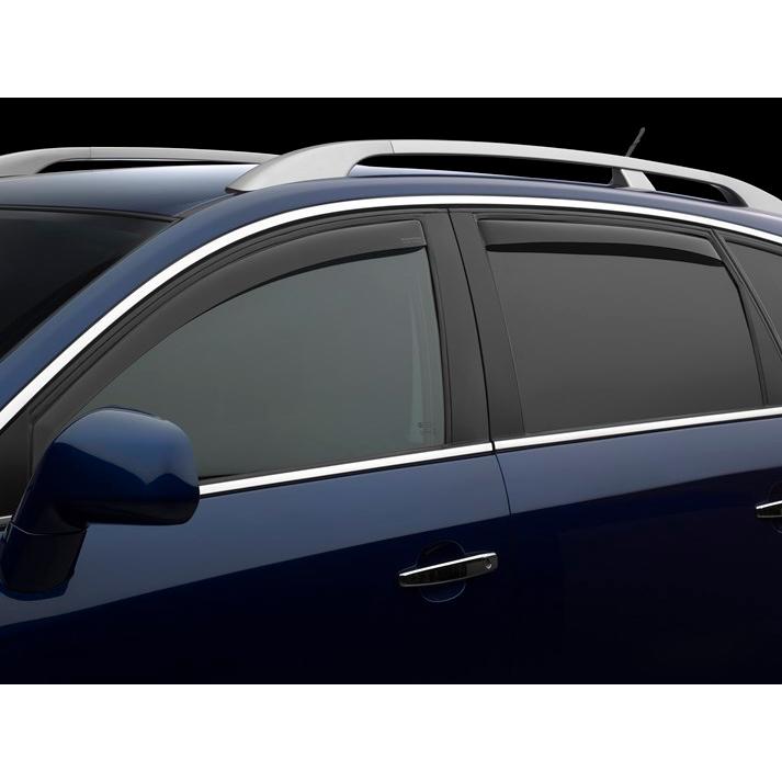 【WeatherTech正規輸入元】ジープ レネゲード(2015年〜2016年)サイドウィンドウディフレクター(フロントペア＆リアペアセット)(ダーク) | WeatherTech