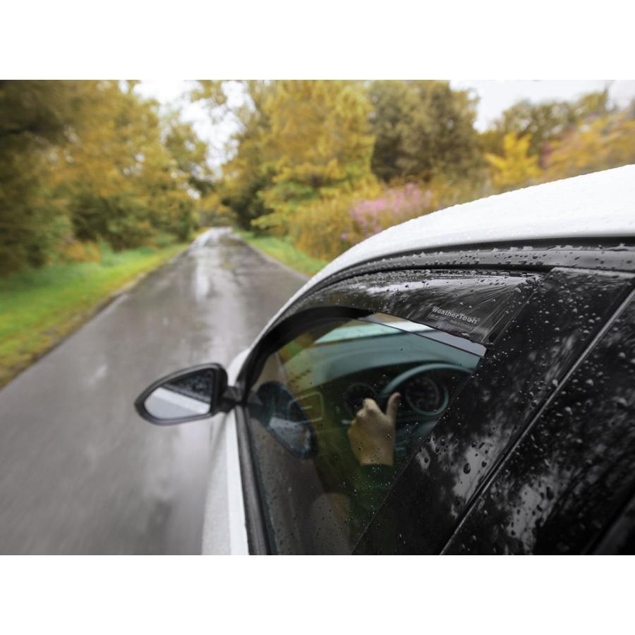 【WeatherTech正規輸入元】キャデラック エスカレード ESV(2015〜2020年)サイドウィンドウディフレクター(フロントペア＆リアペアセット)(ダーク) | WeatherTech | 01