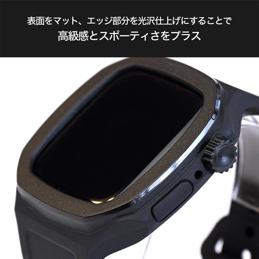 AppleWatchバンド 45mm 44mm 8/7/6/5/4/SE OCTLUX ケース付きバンド オクトラックス カバー アップルウォッチ 一体型 存在感 男性 人気 プレゼント 男性ギフト｜apeiros-yhshop｜10