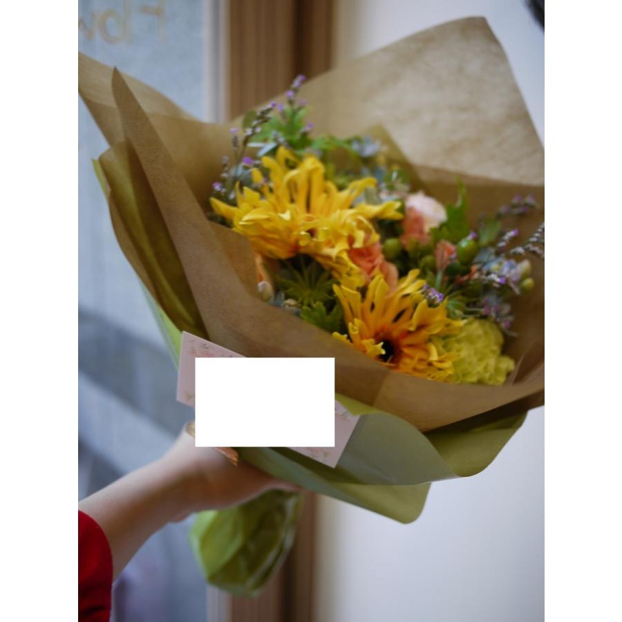 生花花束 イエロー指定 指定料500円込 Sサイズ 花 ギフト 開店祝 誕生日 歓送迎会 送別 卒業 結婚 お祝い 記念日 プレゼント 母の日 父の日 敬老の日 Frsb 4903 Apertiofloris 通販 Yahoo ショッピング