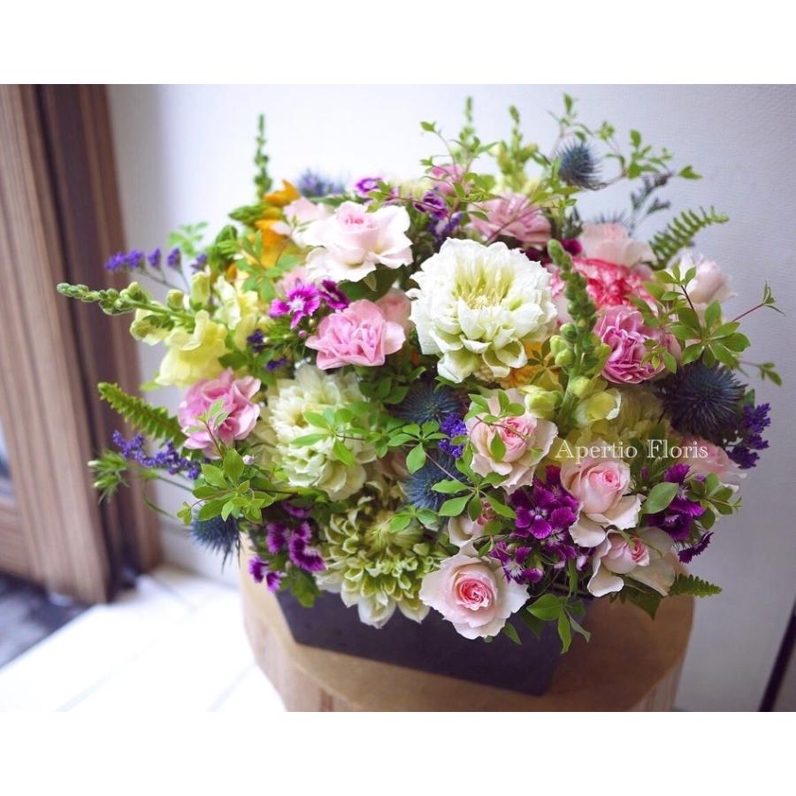 生花カラフルアレンジ 花 ギフト 開店祝 誕生日 送別 歓送迎会 卒業 結婚 お祝い 記念日 プレゼント 母の日 父の日 敬老の日