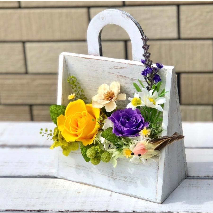 プリザーブドフラワーウッドショッパーズ☆誕生日 送別 卒業