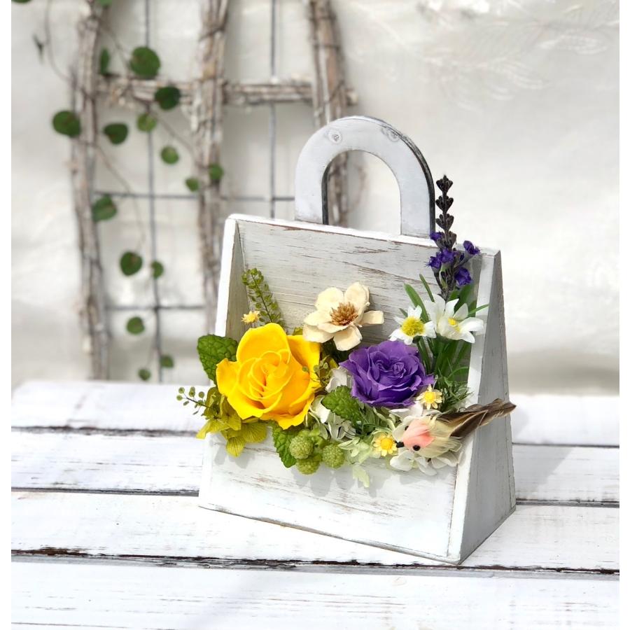 HANDMADE プリザーブドフラワー アレンジメント 母の日 ウッドショッパー プリザーブドフラワーウッドショッパーズ☆誕生日 送別 卒業