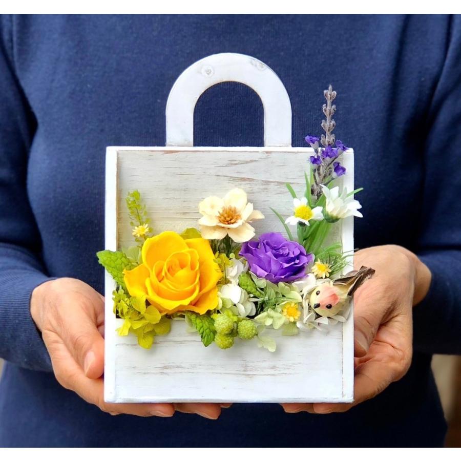 プリザーブドフラワーウッドショッパーズ☆誕生日 送別 卒業