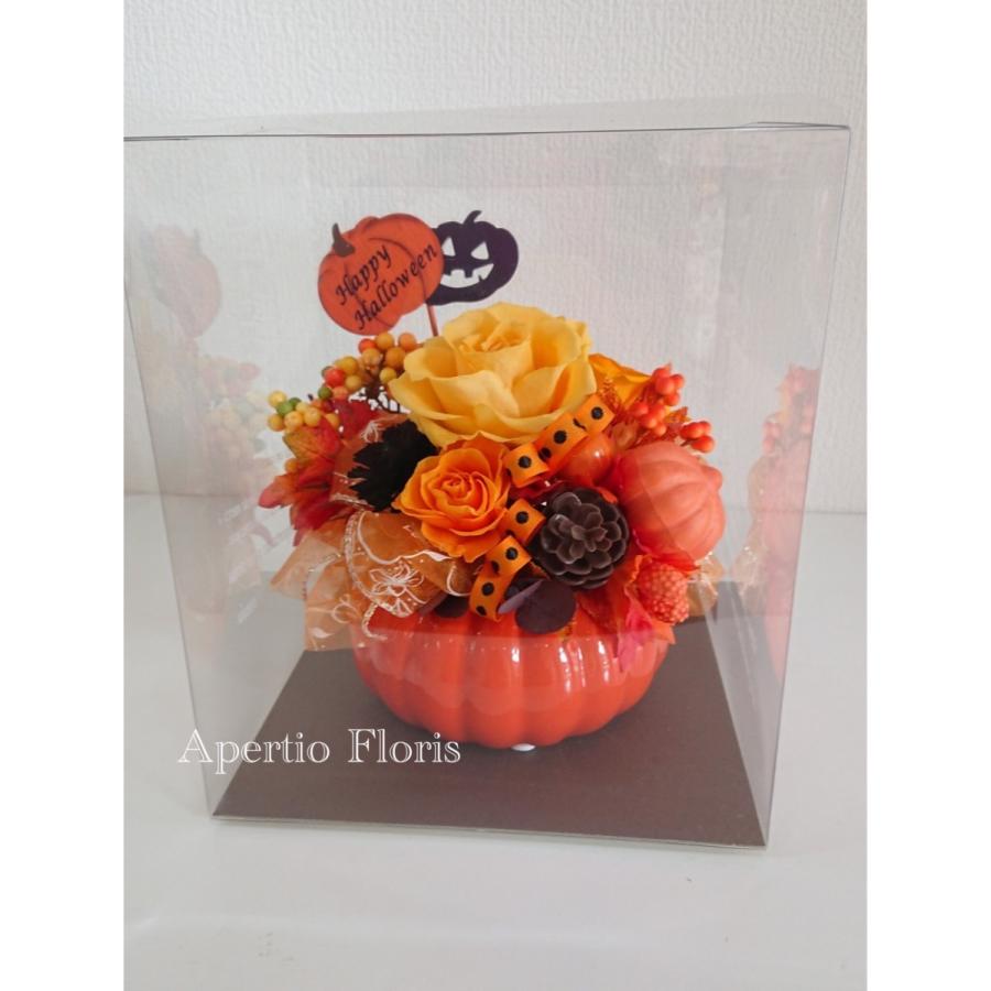 プリザーブドフラワー ハロウィンフラワーアレンジ 花 ギフト