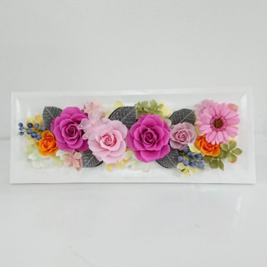 プリザーブドフラワー ウッドフレーム2Lピンク★花 ギフト 誕生日 送別会 退職 歓送迎会 卒業 お祝い 結婚 記念日 プレゼント 母の日 父の日 敬老の日